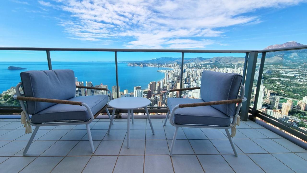 Skyline 41 Gran Lujo, Terraza Grande Y Vistas Al Mar - Planta 41 Apartment Benidorm Bagian luar foto