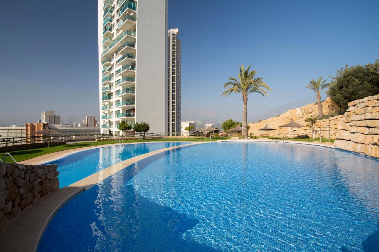 Skyline 41 Gran Lujo, Terraza Grande Y Vistas Al Mar - Planta 41 Apartment Benidorm Bagian luar foto